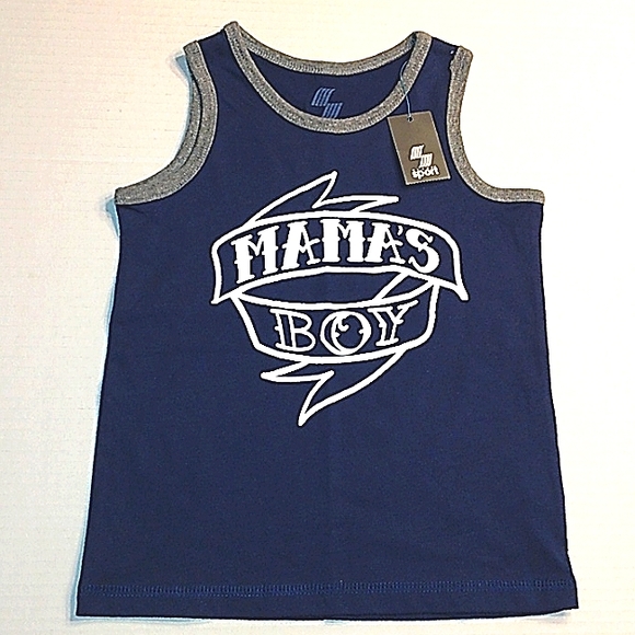 NWT☆Toddler Boy "Mama's Boy" Tank☆The Children's Place Sport☆2T - Picture 1 of 8
